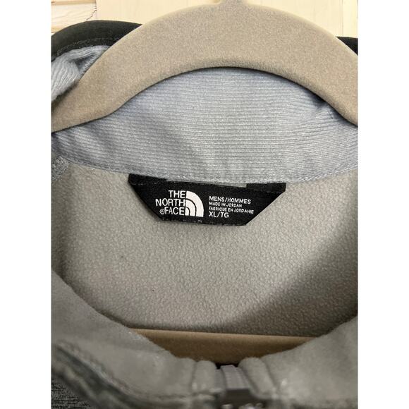 The North Face size XL gray 1\2 zip pullover fleece lined - Picture 2 of 4